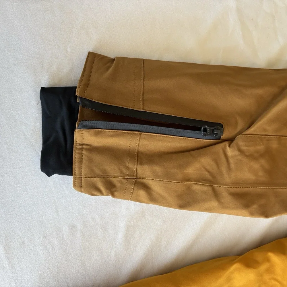 Boulder Gear Mens Incline Insulated Ski Jacket XL Brown Mustard